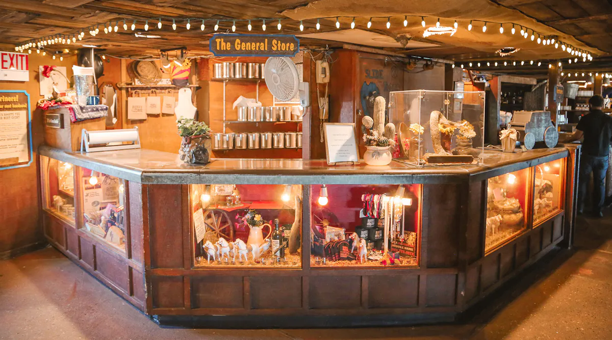 a store filled with lots of food