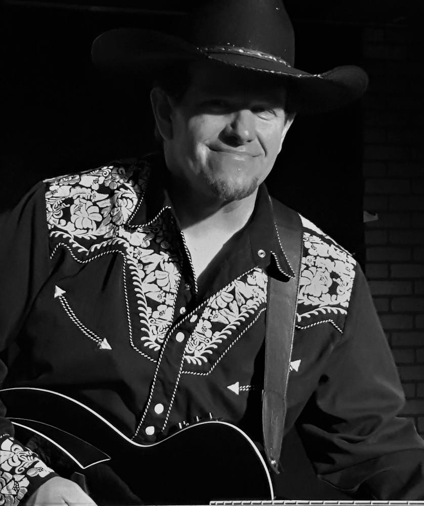 a man posing for the camera