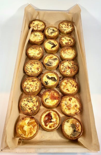 Small Quiche Tray Marie Blachère French bakery and cafe serving New