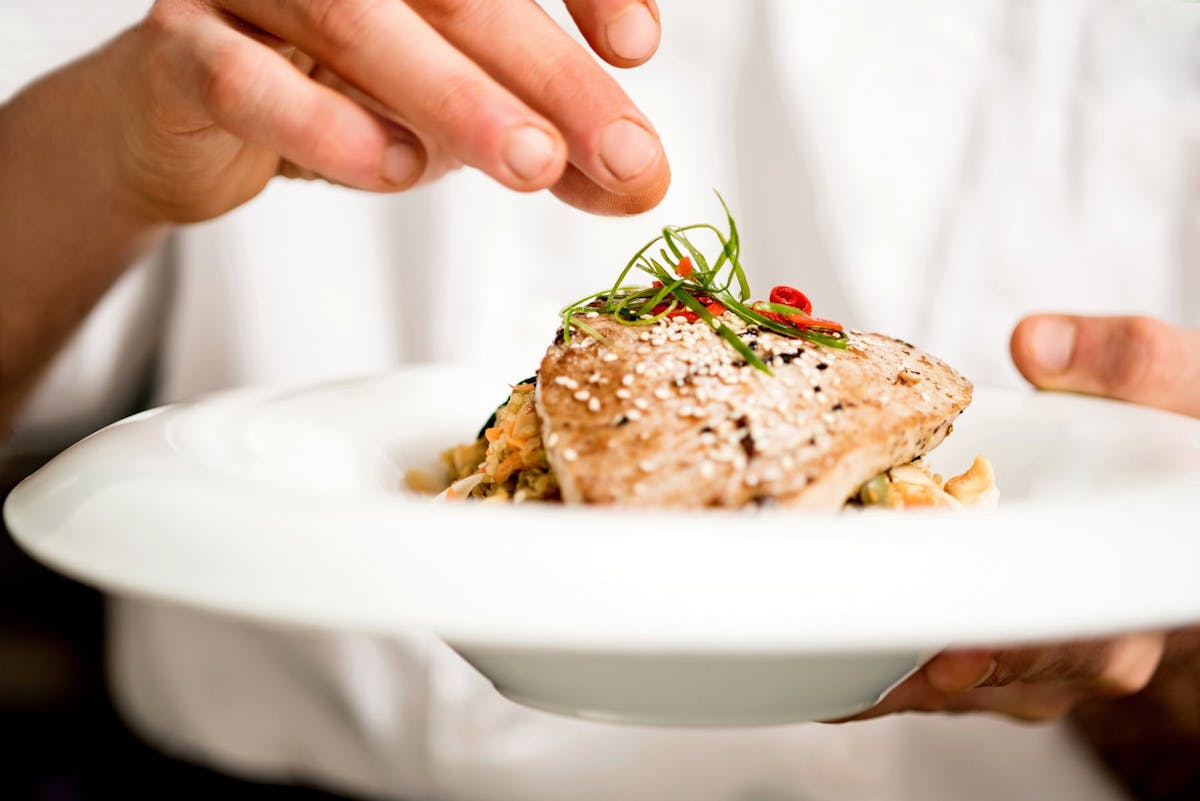 salmon dish