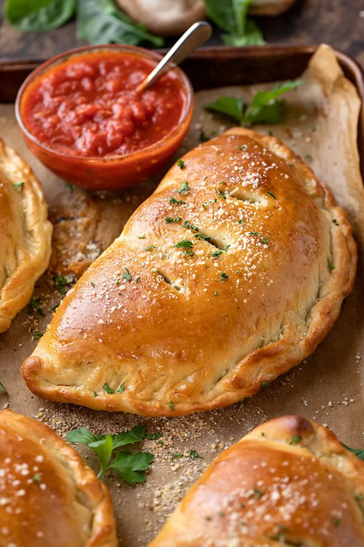 a close up of food
