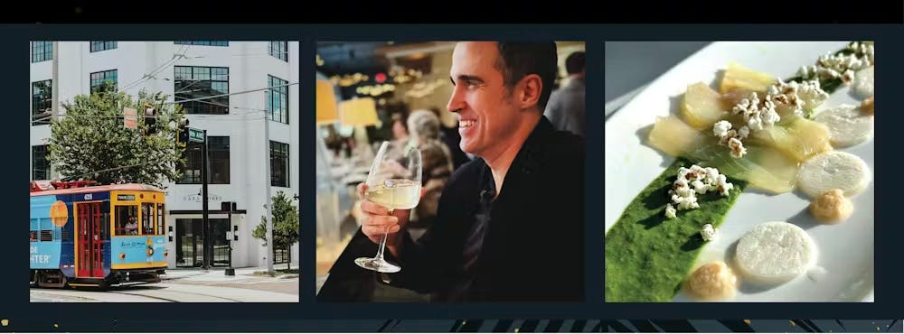 a person holding a glass of wine