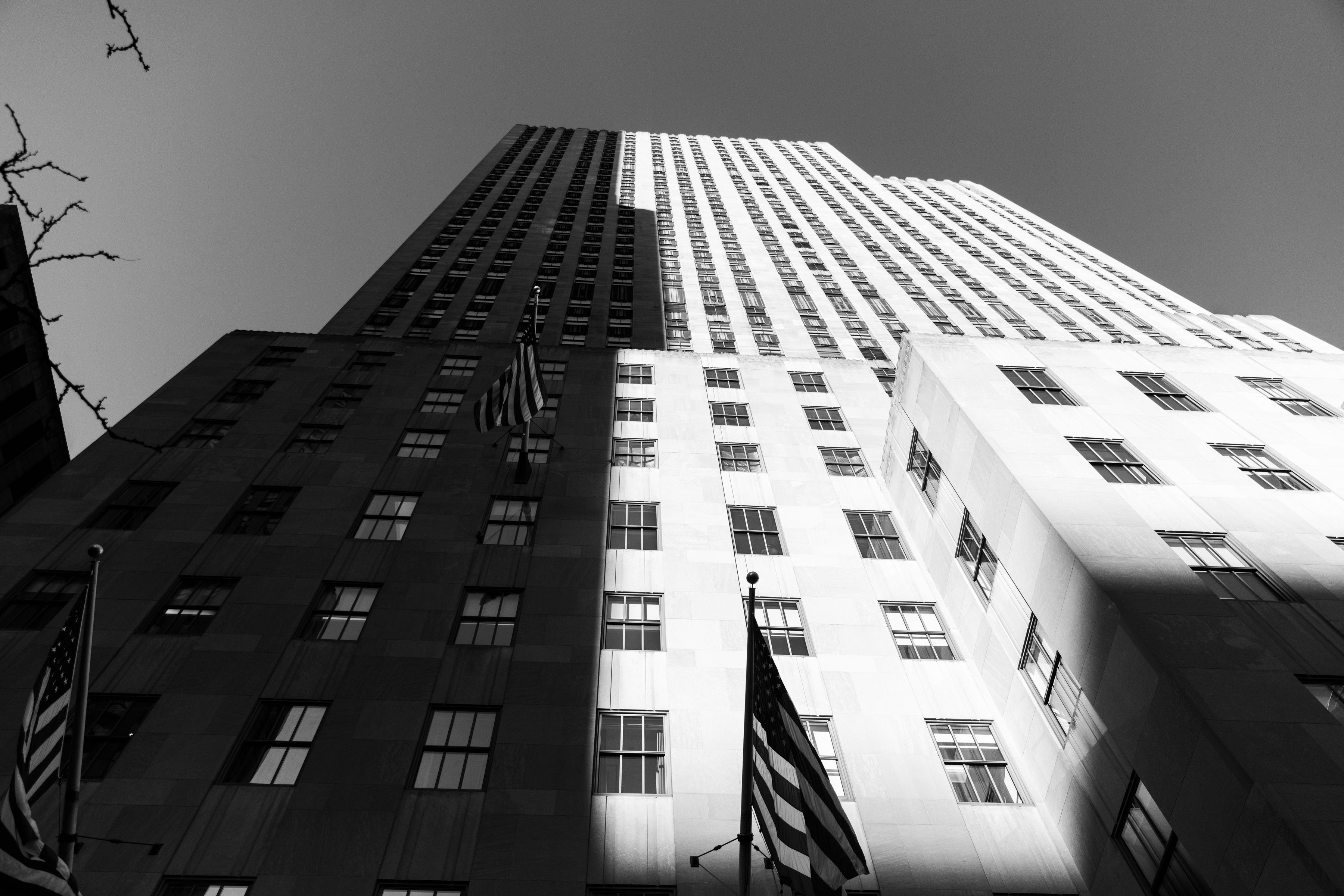 a close up of a tall building