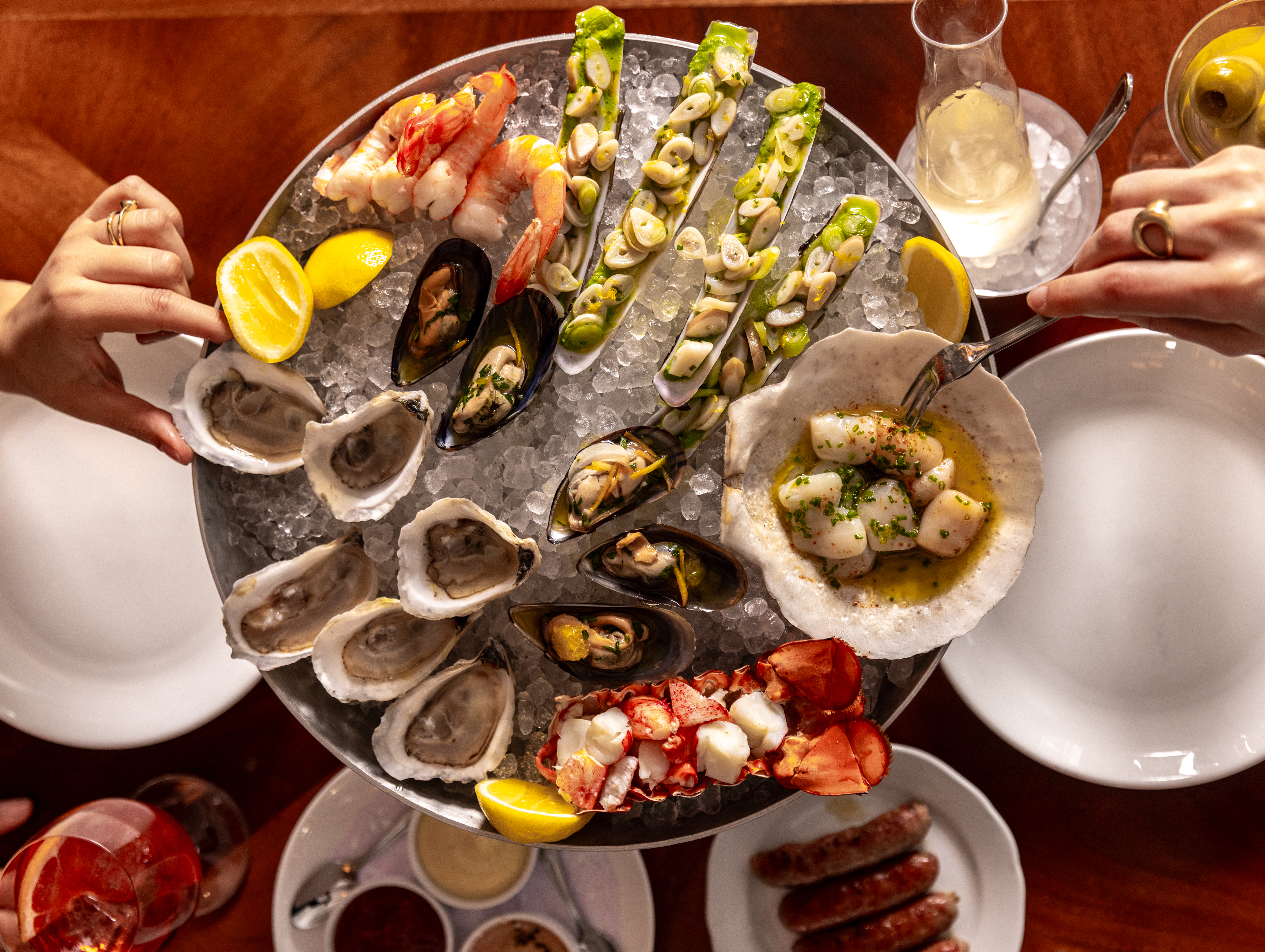 a plate of food on a table