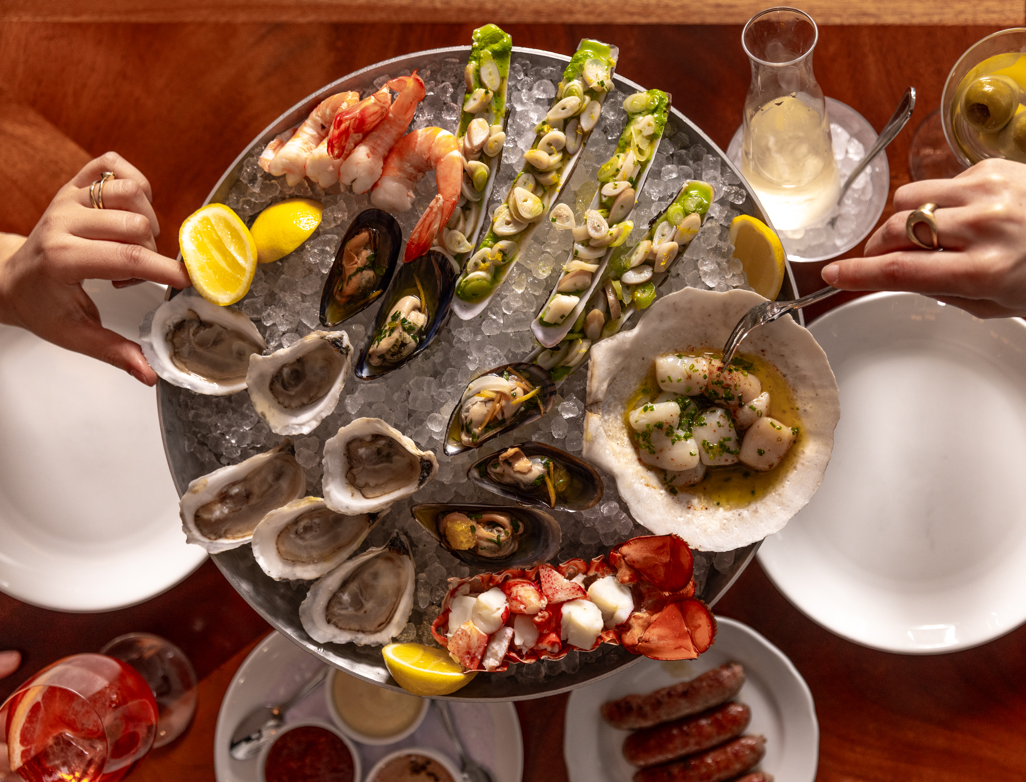 a plate of food on a table