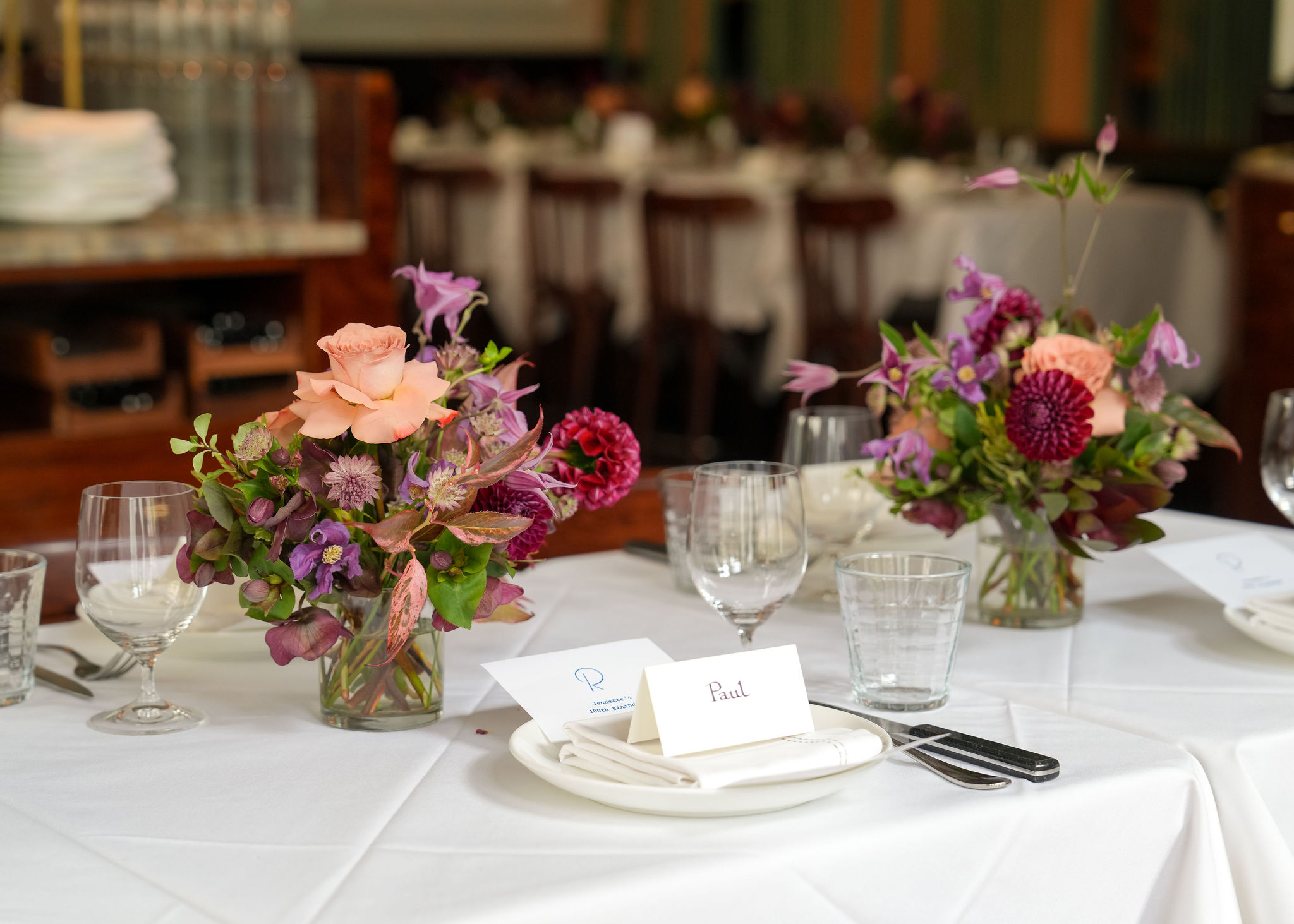 tablesetting and florals