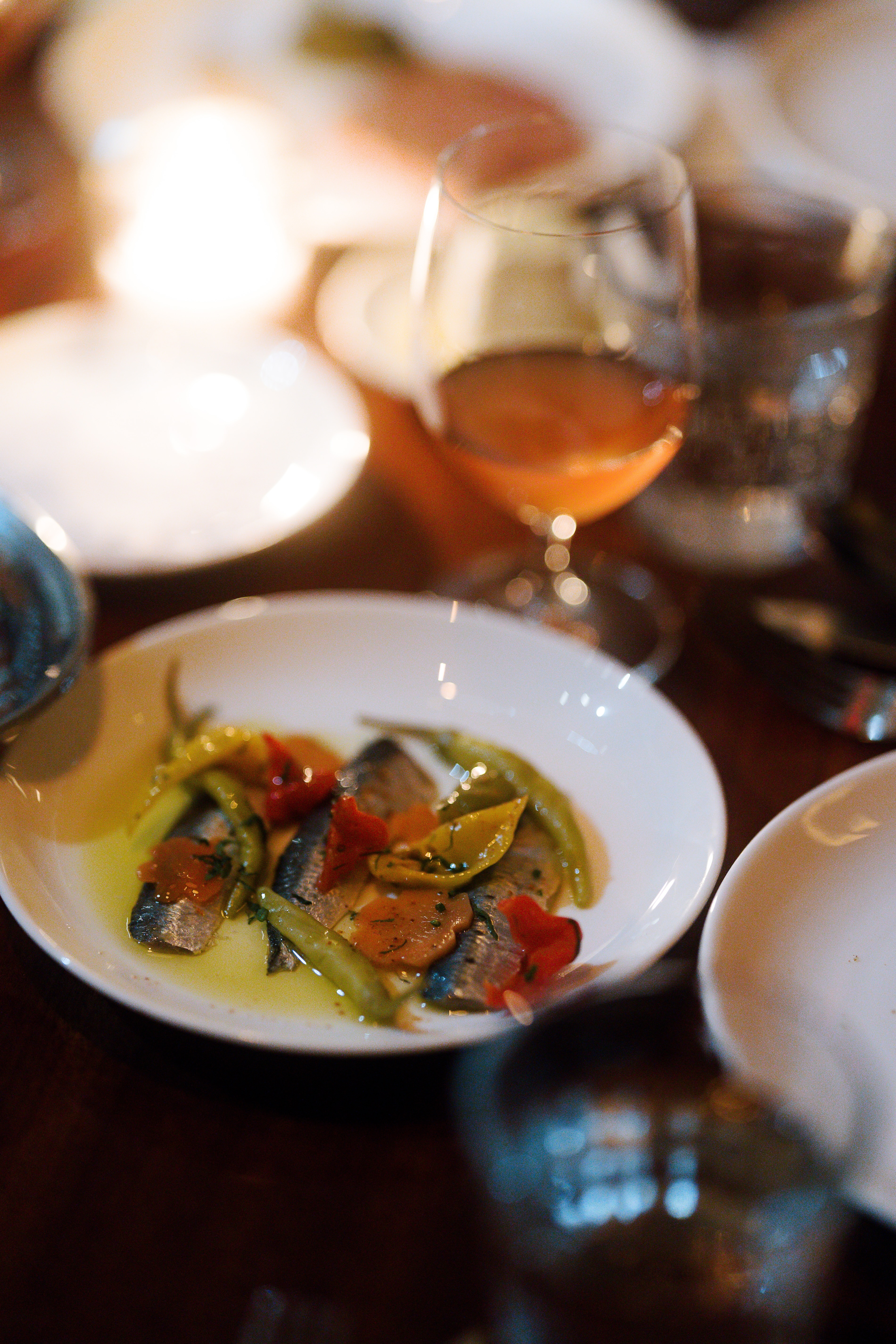 a plate of food on a table