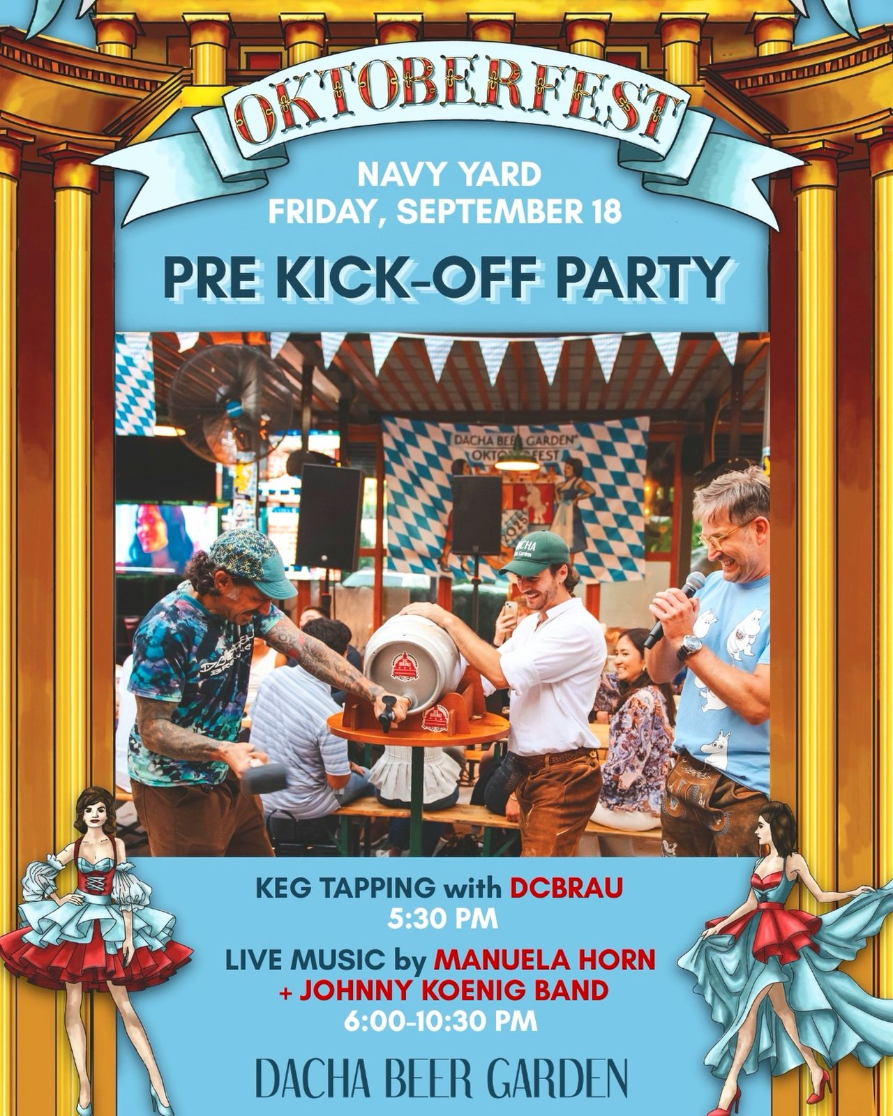 Oktoberfest Returns to Dacha Beer Garden Navy Yard