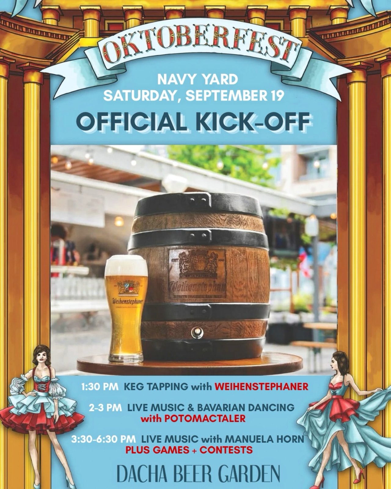 Oktoberfest at Dacha Beer Garden Navy Yard