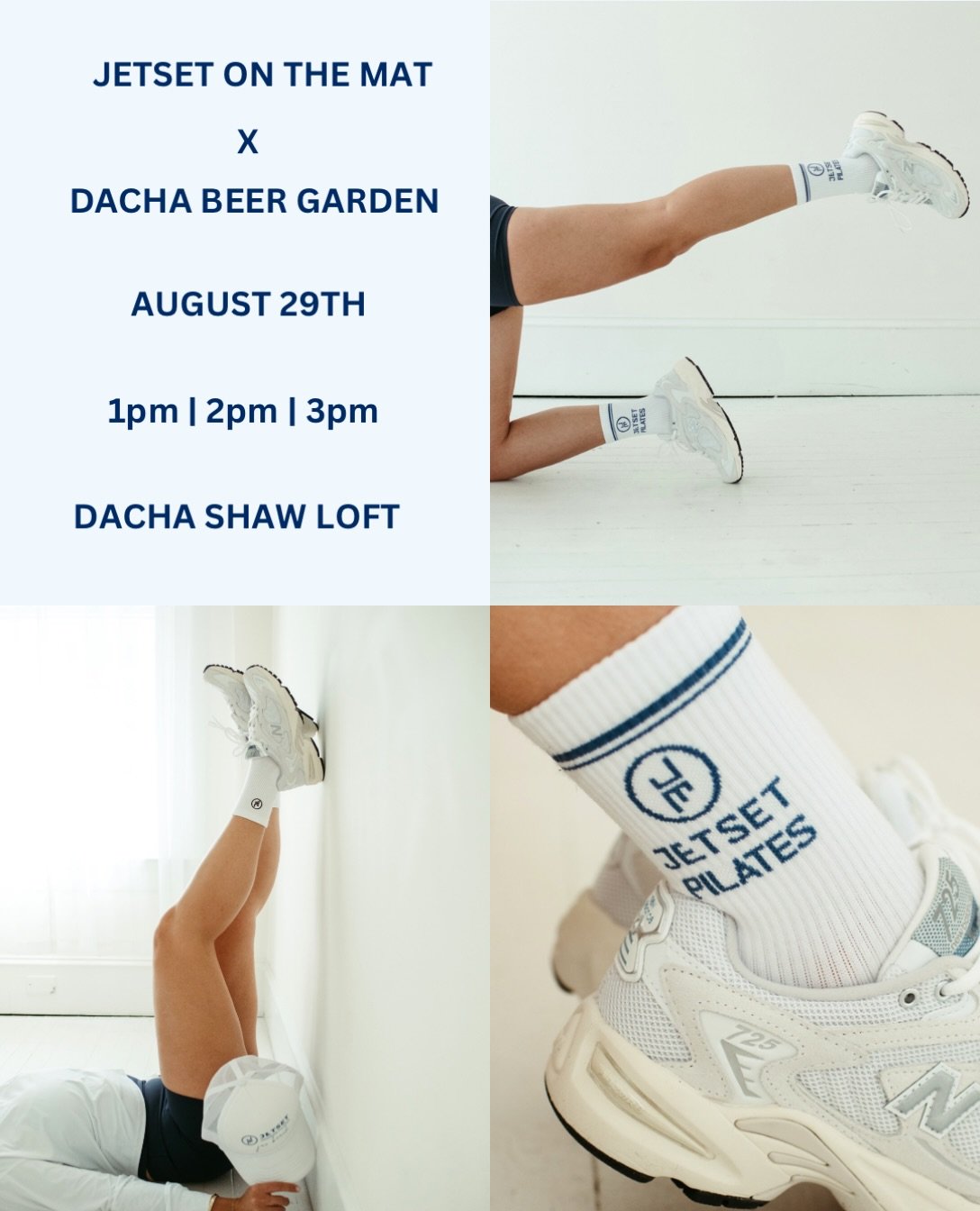 Jetset Pilates Returns to Dacha Beer Garden Shaw