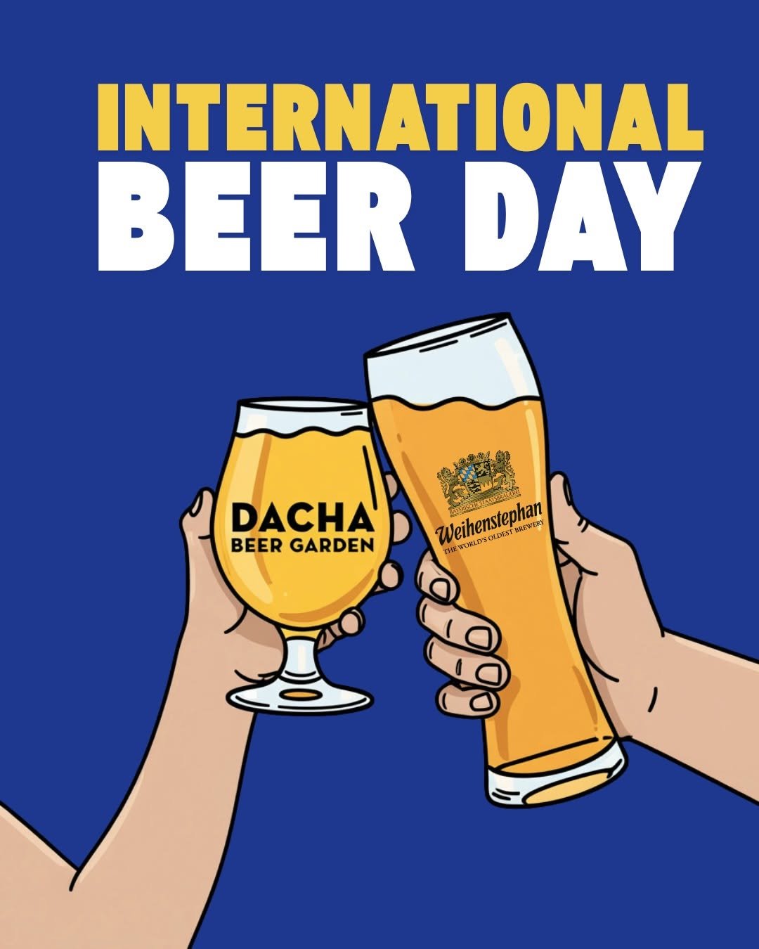 Dacha Beer Garden Shaw Celebrates International Beer Day with Weihenstephan on Tap