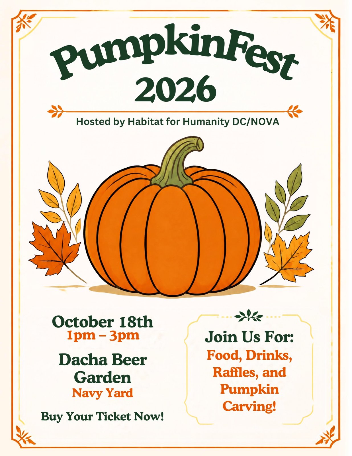 Pumpkinfest at Dacha Beer Garden Navy Yard