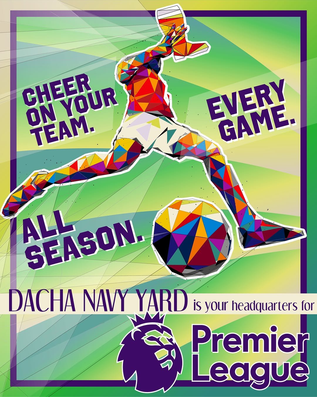 Premier League Is Back at Dacha Beer Garden Navy Yard