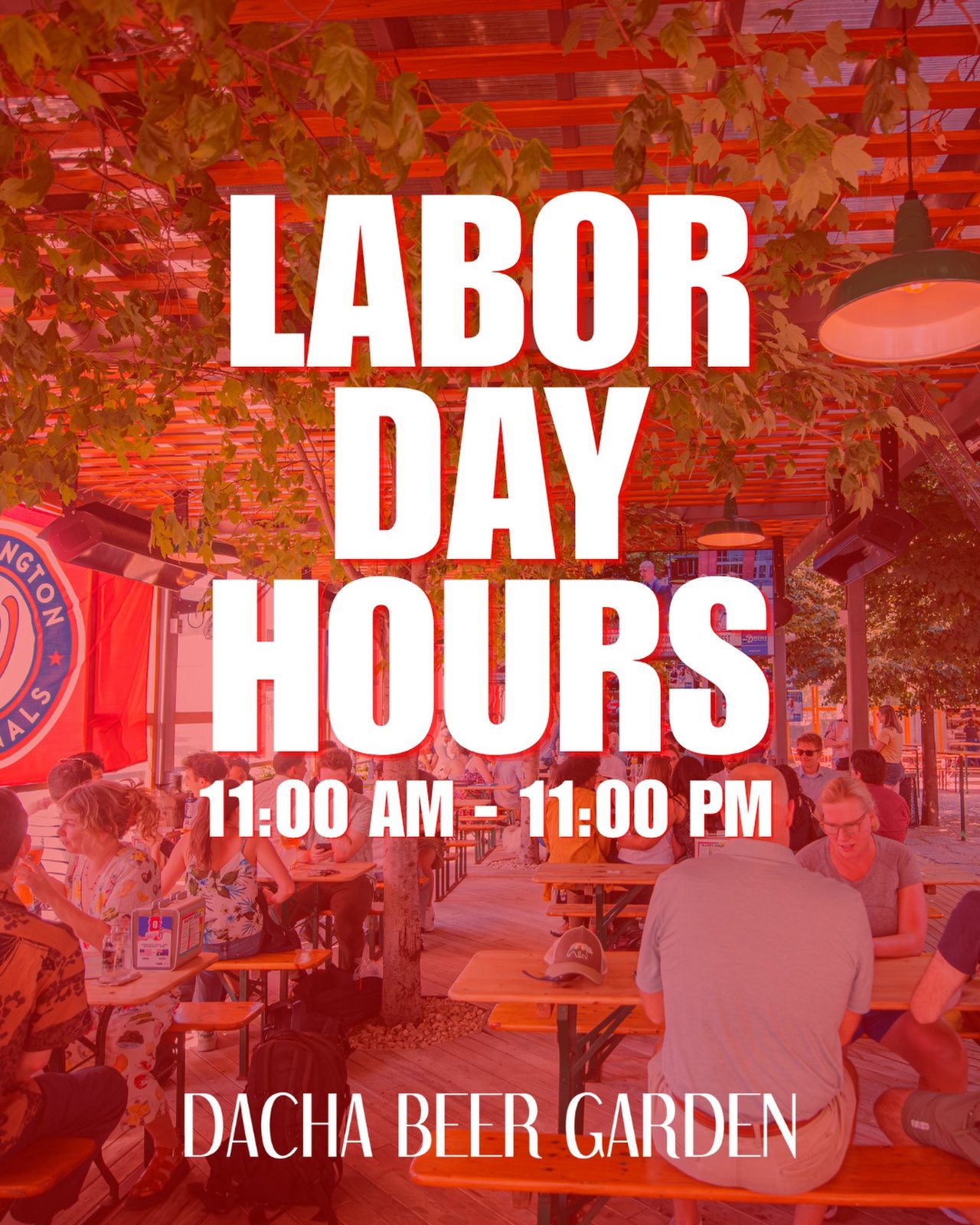 Labor Day at Dacha Beer Garden Navy Yard