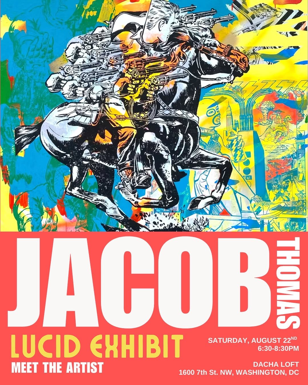 Dacha Beer Garden Shaw Hosts the Jacob Thomas Art 