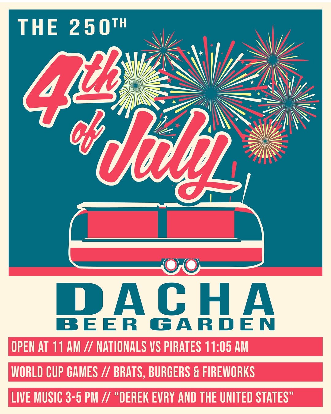 Dacha Navy Yard Celebrates America's 250th Birthday