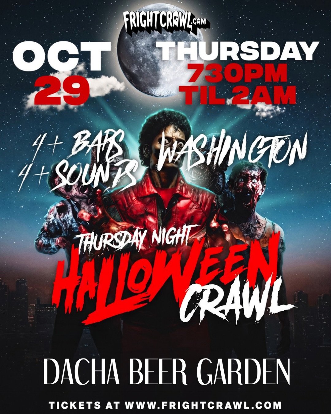 Dacha Shaw Halloween Bar Crawl 2026