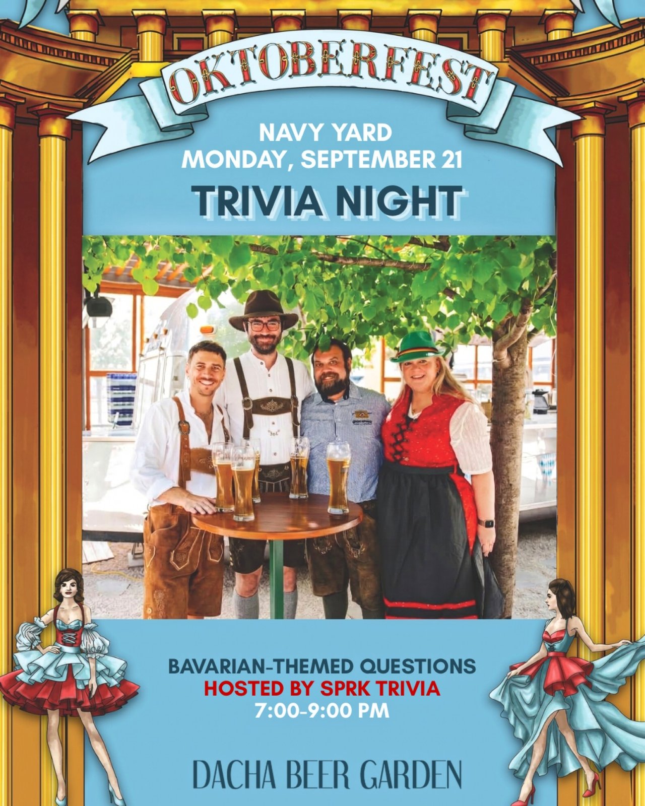 Oktoberfest Trivia Night at Dacha Beer Garden Navy Yard