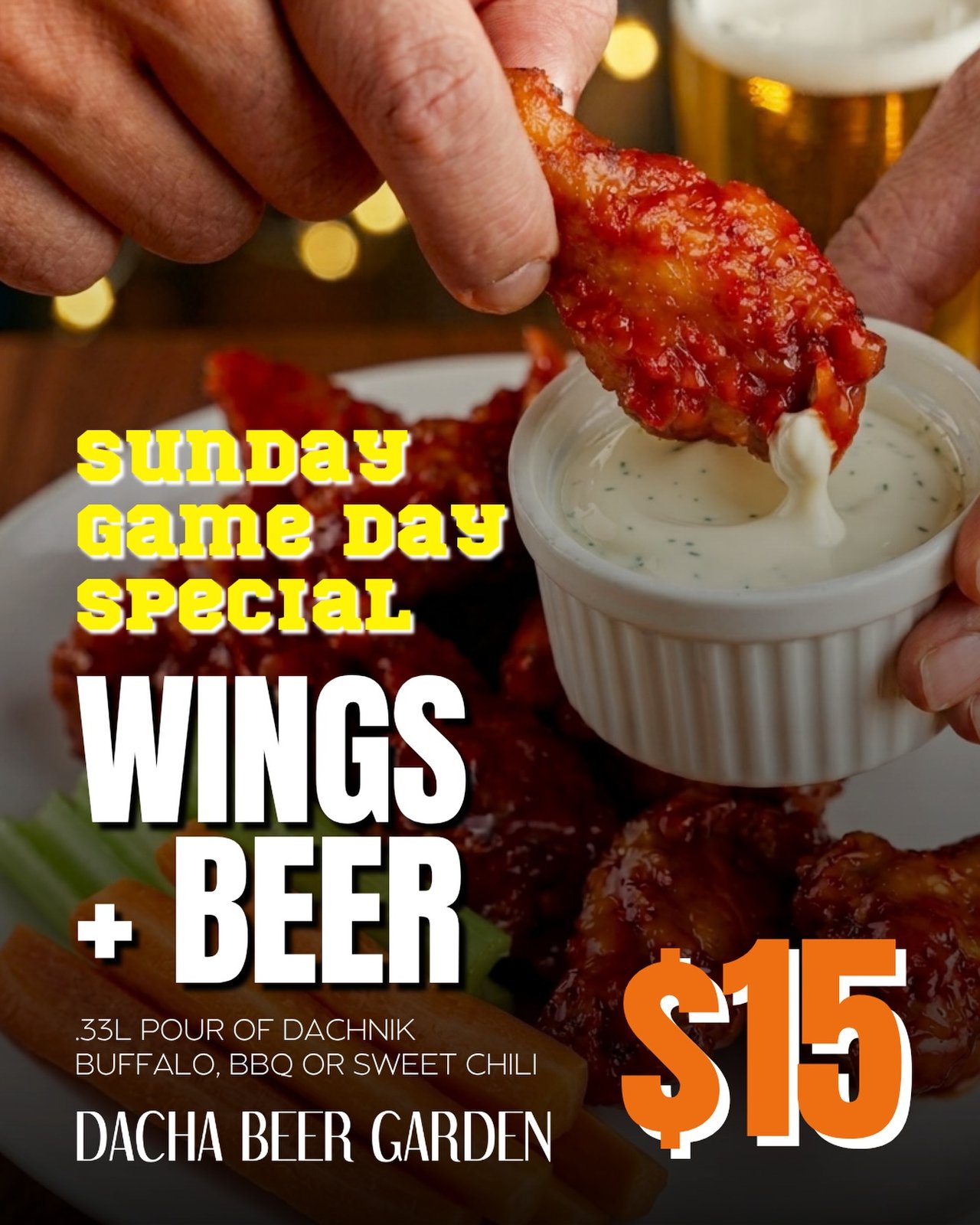 NFL Sundays at Dacha Beer Garden Navy Yard