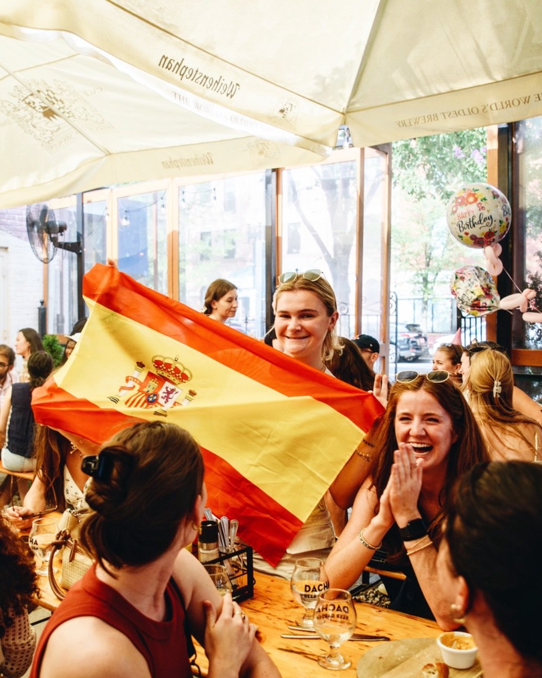 Dacha Beer Garden Shaw Watched the World Cup Together