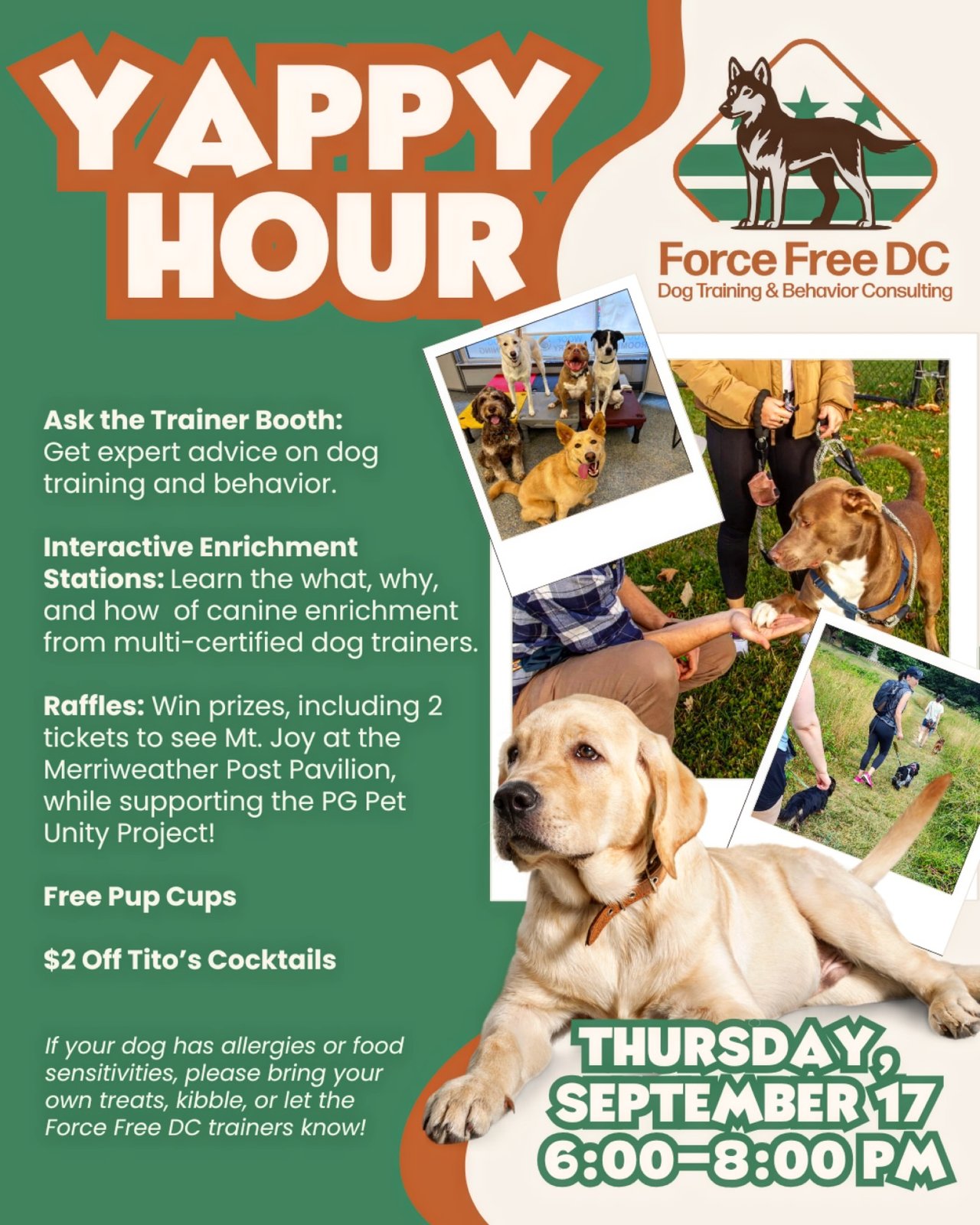 Yappy Hour at Dacha Beer Garden Shaw