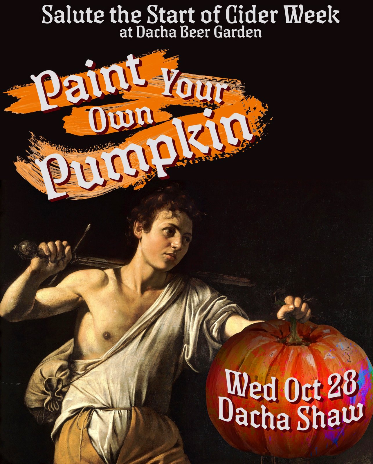 Dacha Shaw Cider Week: Pumpkin Painting Party