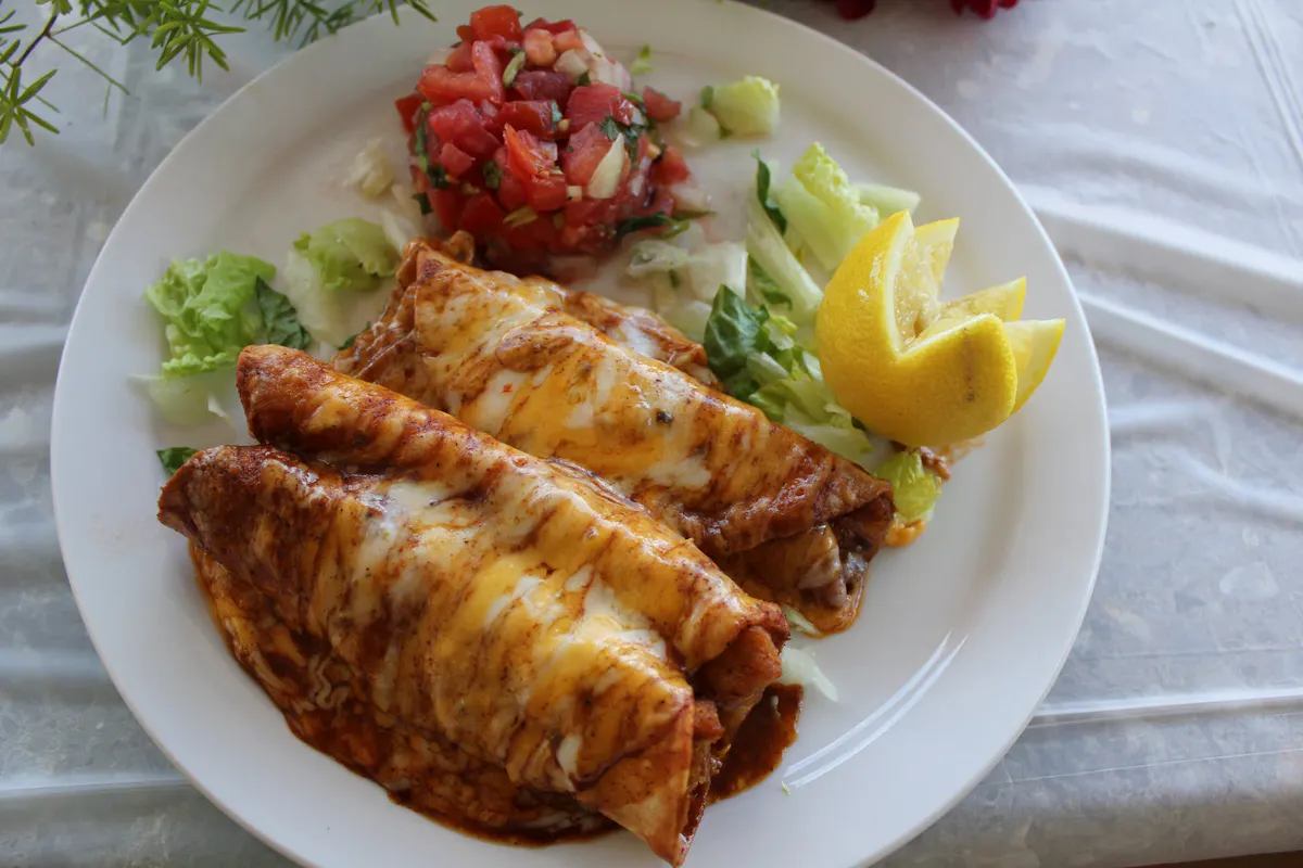 a plate of food