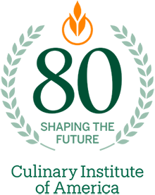 CIA 80th anniversary logo, 80 years of shaping the future.