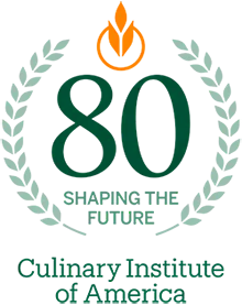 CIA 80th anniversary logo, 80 years of shaping the future.