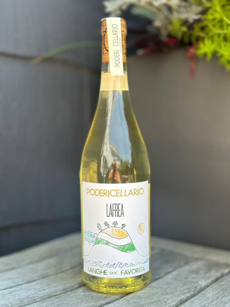 a bottle of wine on a table