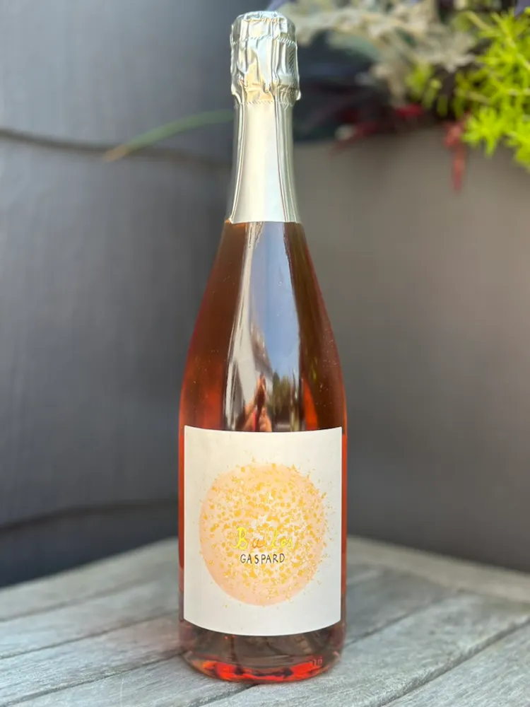 a bottle of wine on a table