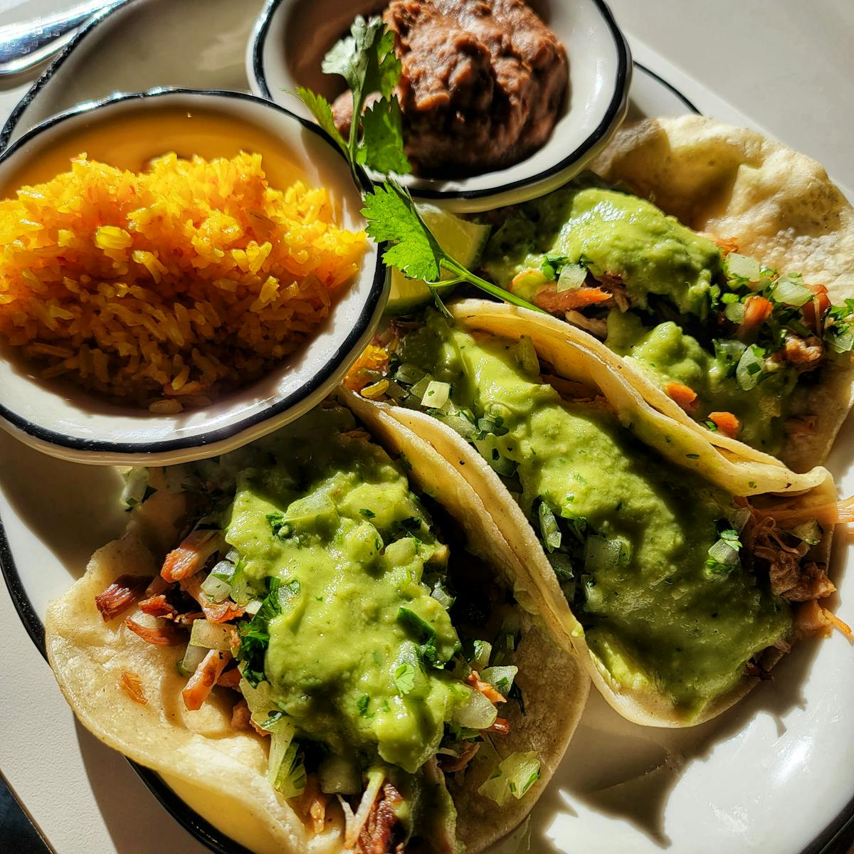 a plate of food