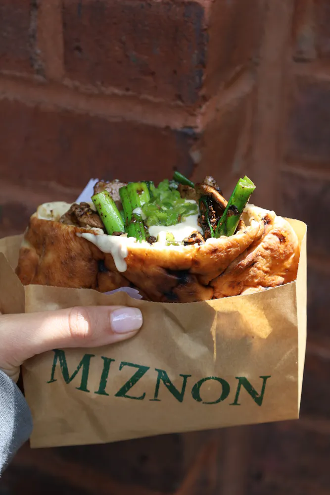 Miznon Rib Eye Hours & Location | Miznon NYC - 30 Rockefeller Plaza in New York, NY