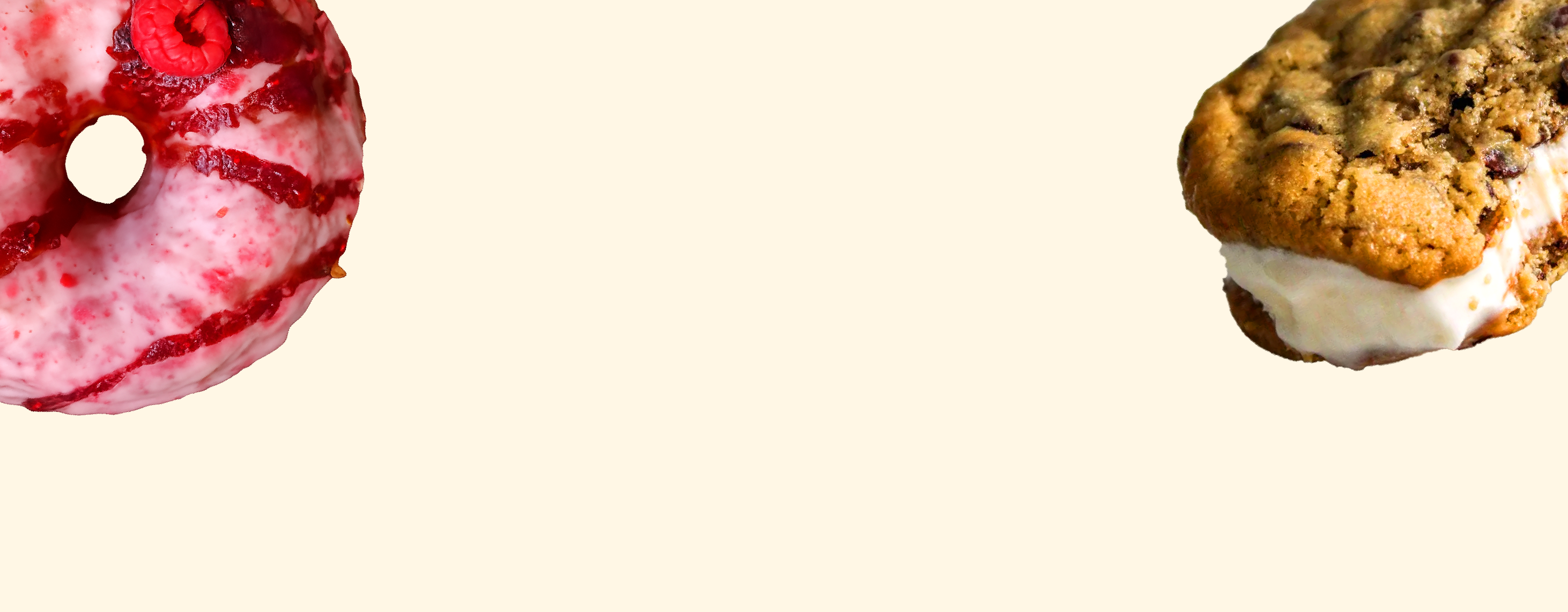 a white surface with a yellow background