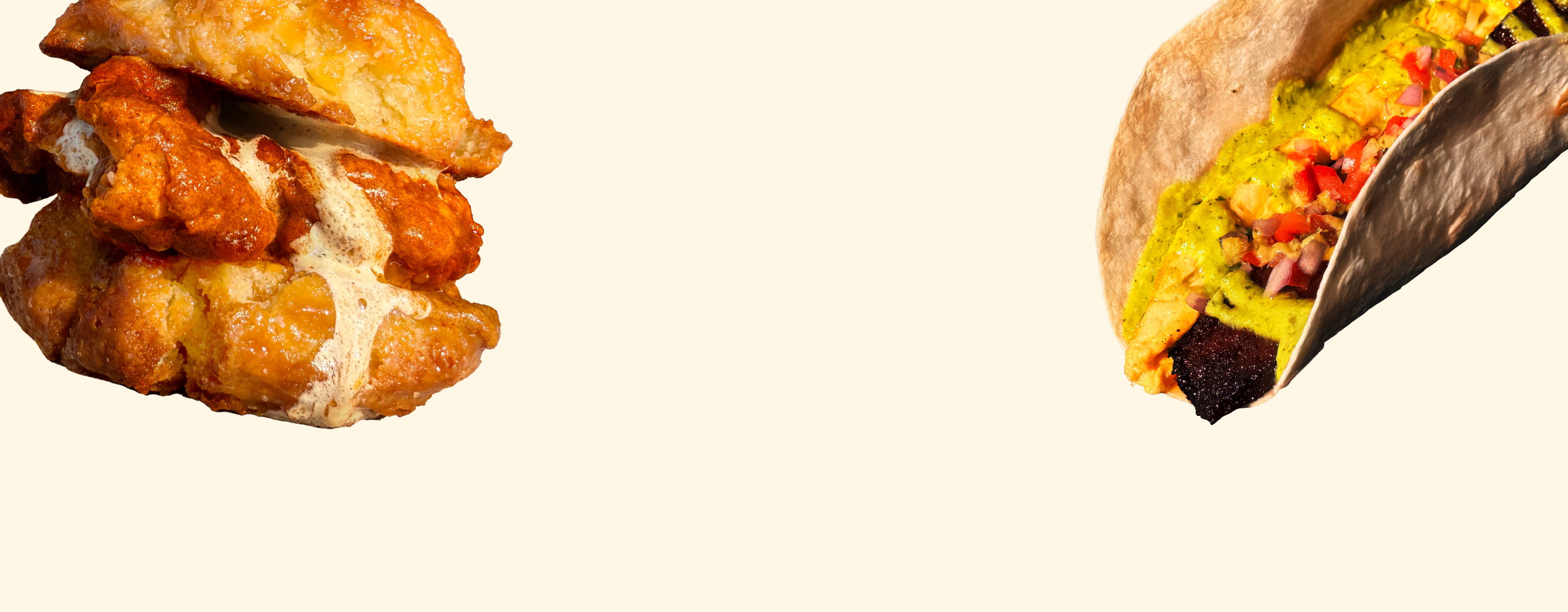 a group of popcorn on a white background