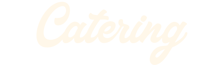CATERING in script font