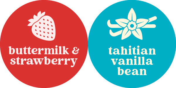 strawberry and vanilla bean