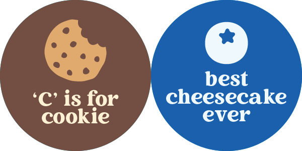 cookie and cheesecake