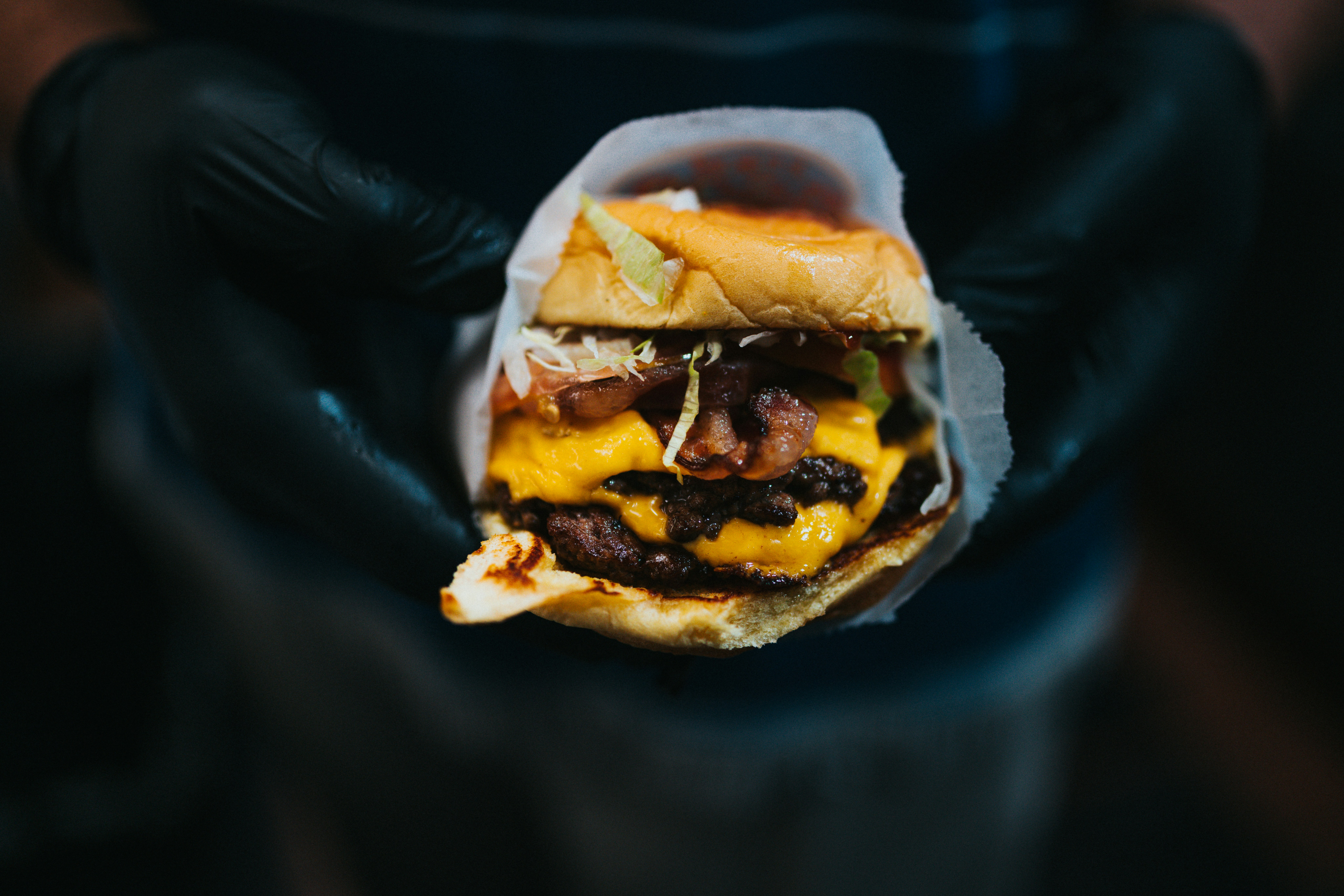 a cheese burger