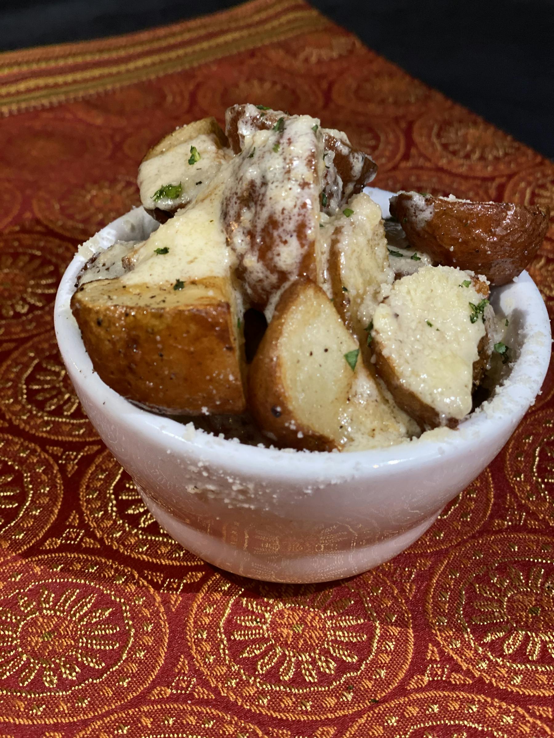 a bowl of food on a plate