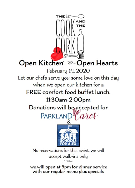 2 14 Open Kitchen Open Hearts The Cook The Cork