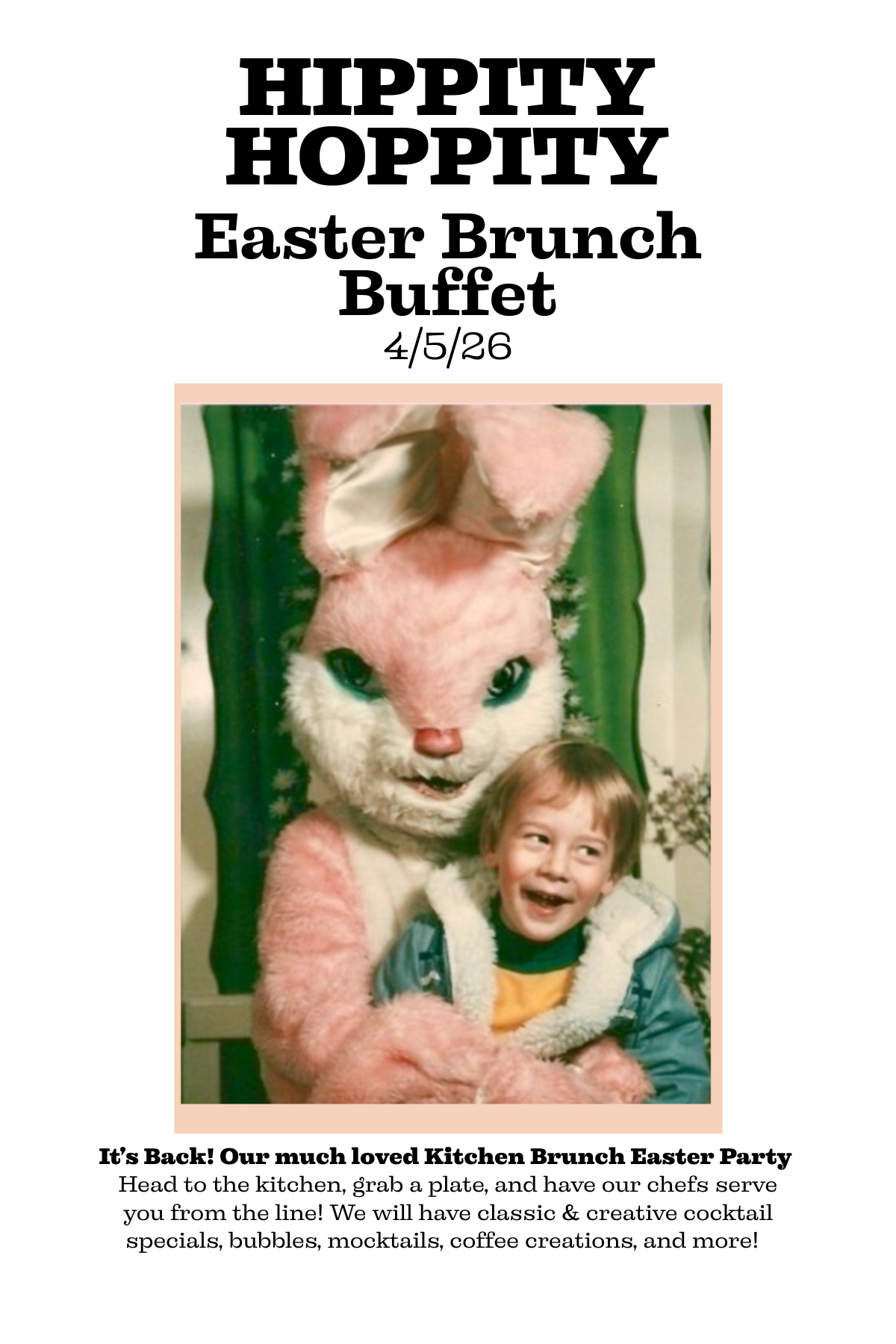 mean bunny with a boy