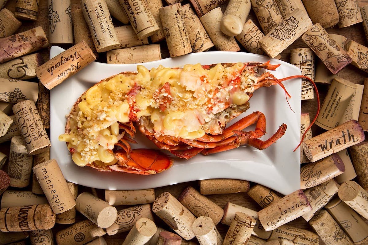 a plate of food