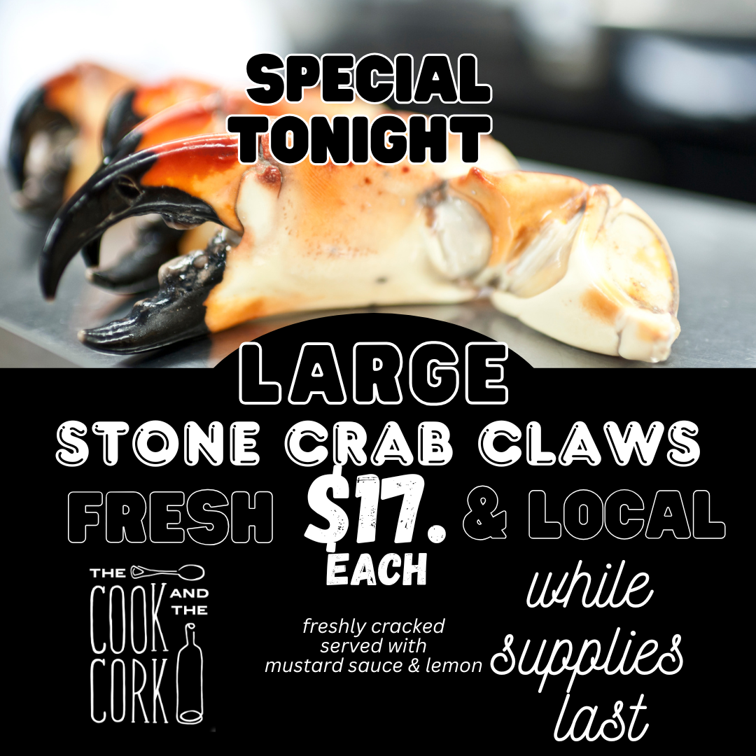 SPECIALS Thursday 10/24 The Cook & The Cork