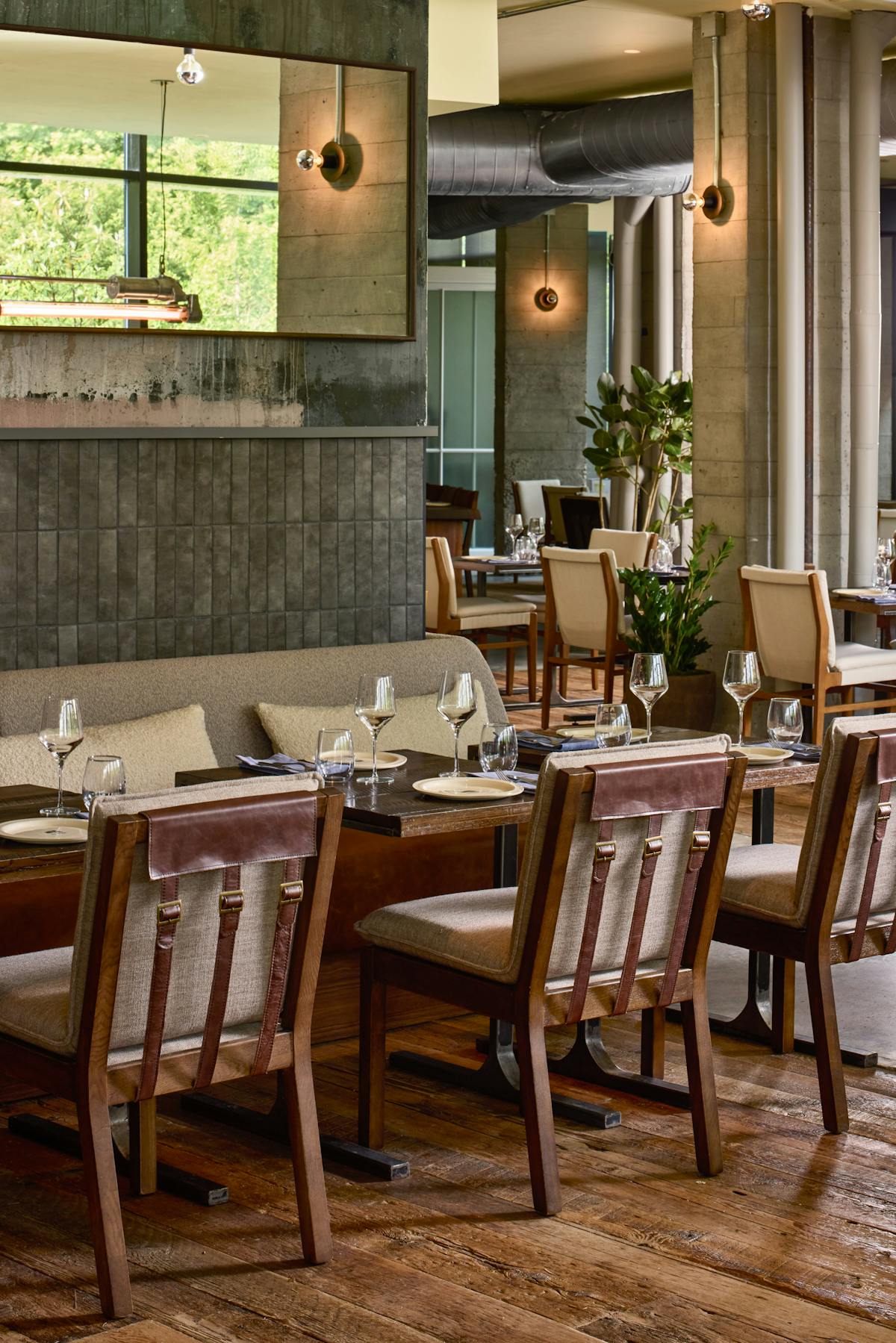 a dining room table