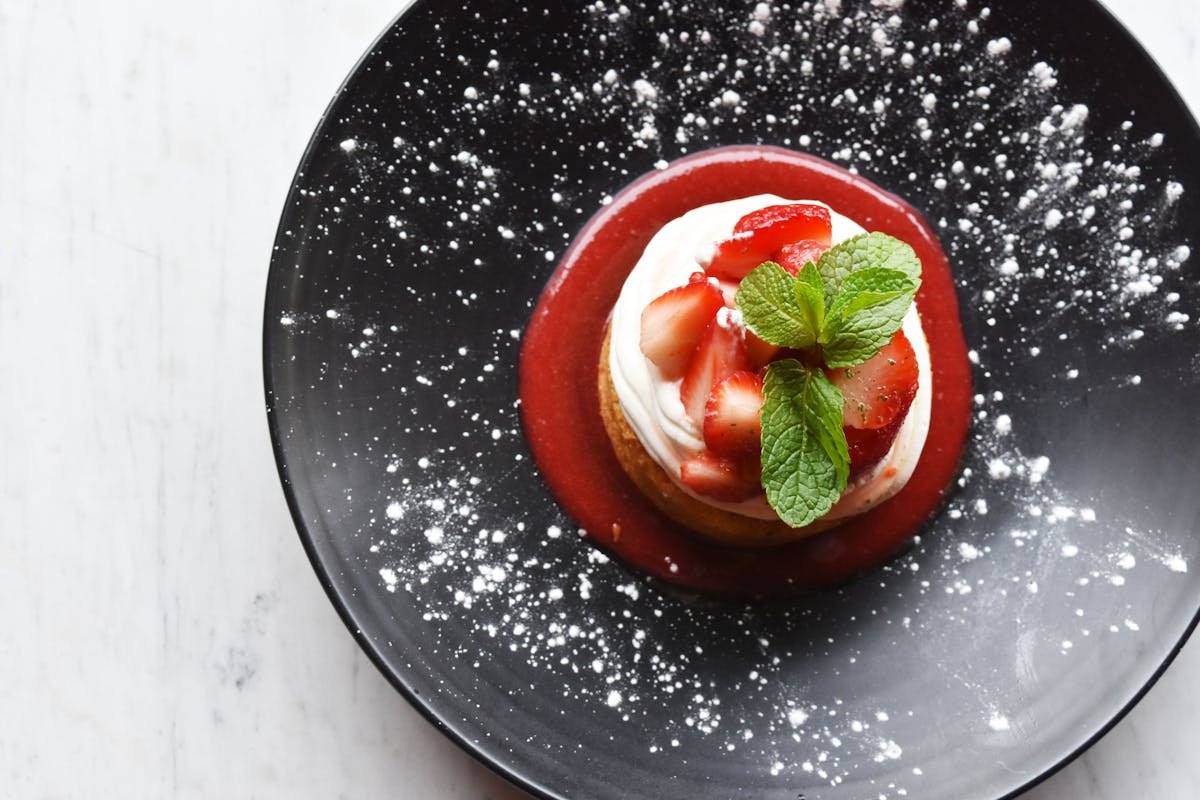 a bowl of food on a plate