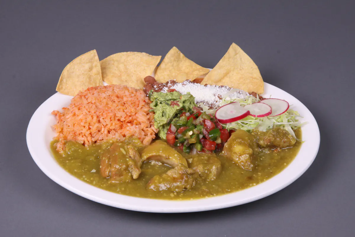 a plate of food on a table