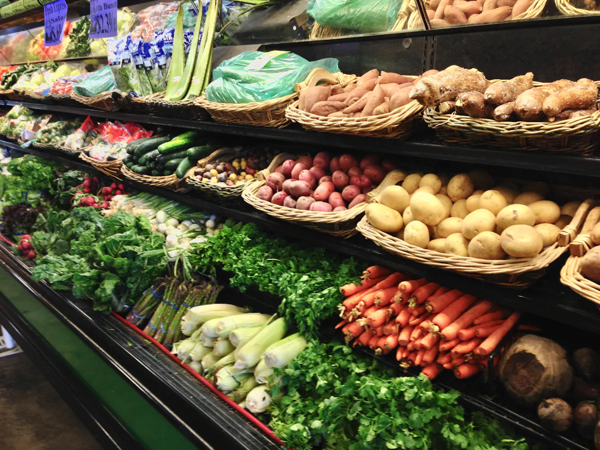 a store filled with lots of different types of food