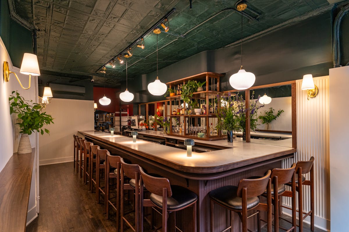 a dining room table