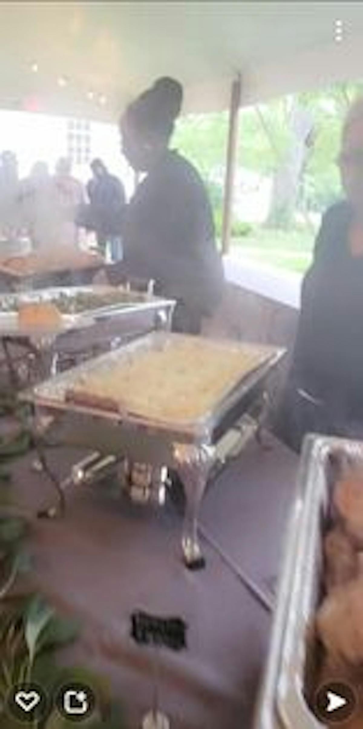 Servers waiting to serve and cater